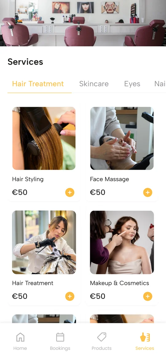 Customer app services