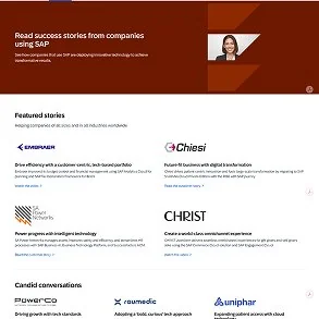 SAP custom web portal reference architecture